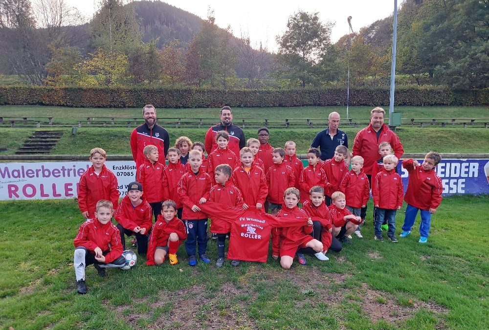 Fa. Maler Roller unterstützt die FVW Jugend